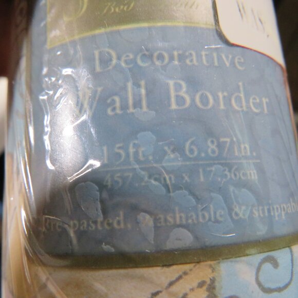 "Sea Mist" Sea Shells Wallpaper Border (2) Rolls #2 - Picture 6 of 10